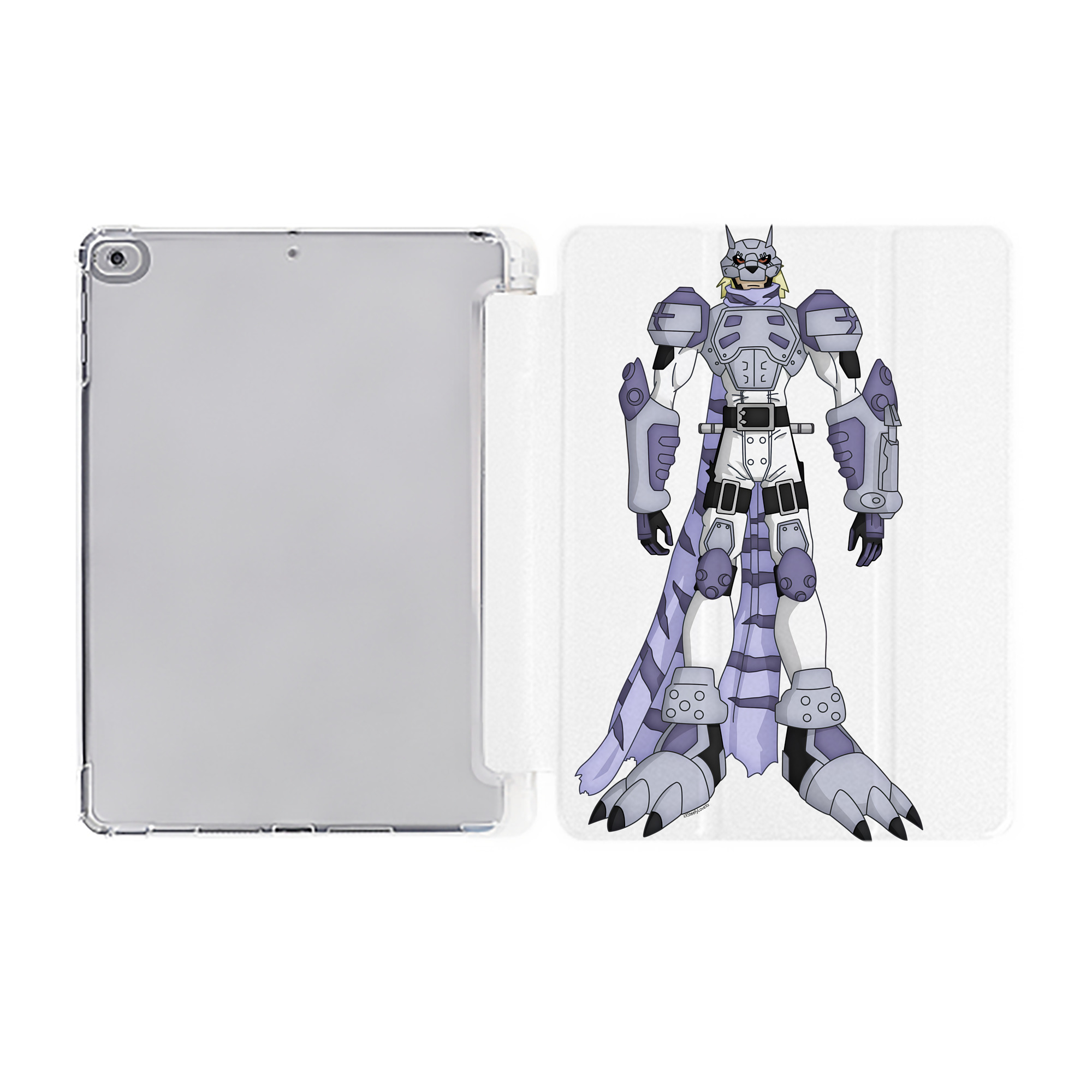 （画像用） Digimon デジタルモンスター/デジモン IPad ケース ペン収納付き 三つ折りスタンド PUレザー×シリコン 対応機種9.5/10.5/10.9インチ